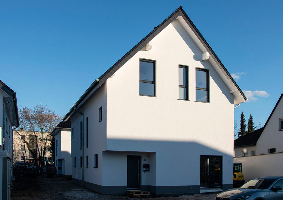 Einfamilienhaus in der Stadtheide, realisiert von Wegner Haus